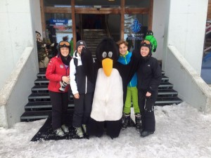 Med pingvin i Østrig
